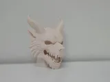 Demon Wolf Head – 3D Print Model-0