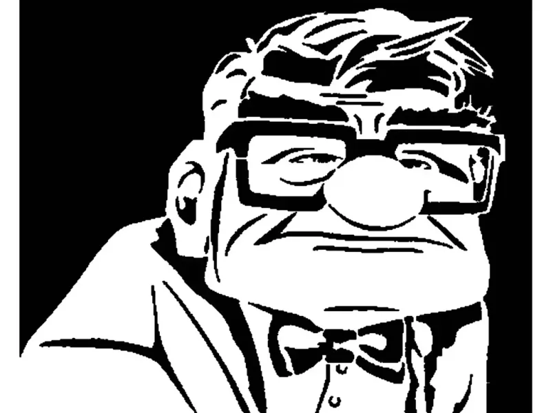 Pochoir Carl Fredricksen