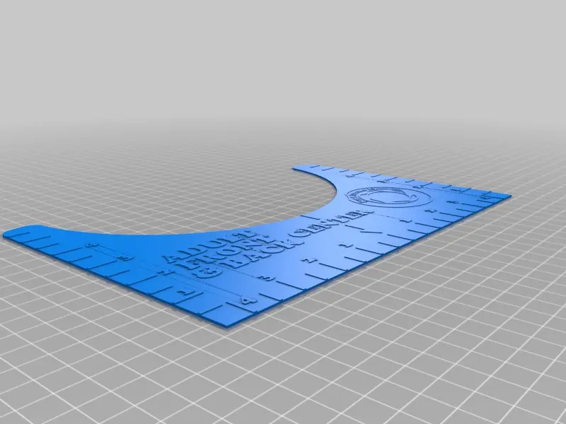 3D Printer Files | 3MF File | Adult T-shirt Ruler | Creality Cloud