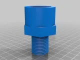 3/4" Female BSP Tap Thread to 1/2" Male BSP Tap Thread -0