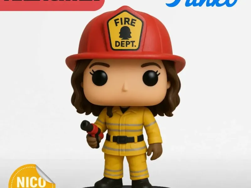 Firefighter Funko Pop - Female