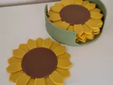 Sunflower coasters-6