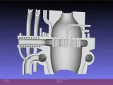 Space X Raptor 3 Engine Loop 3D Cross Section Diagram-5