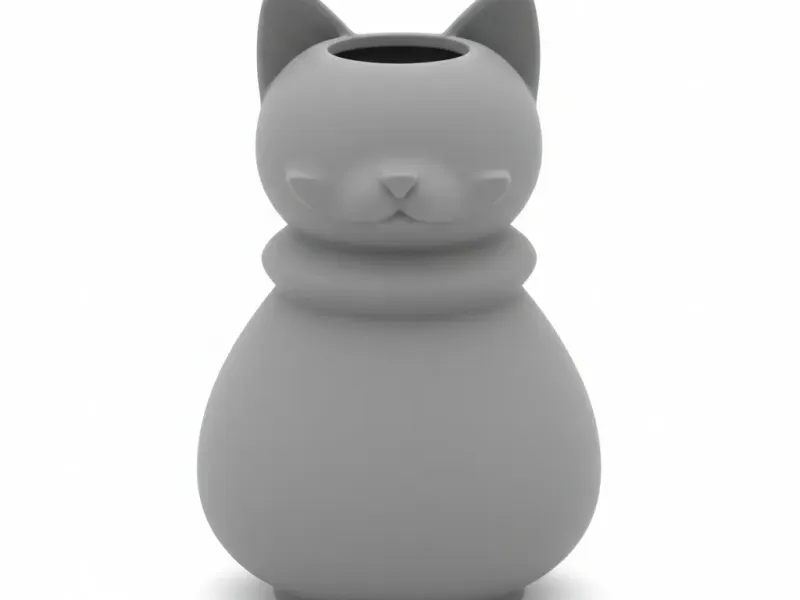 cat tooth brush holder 