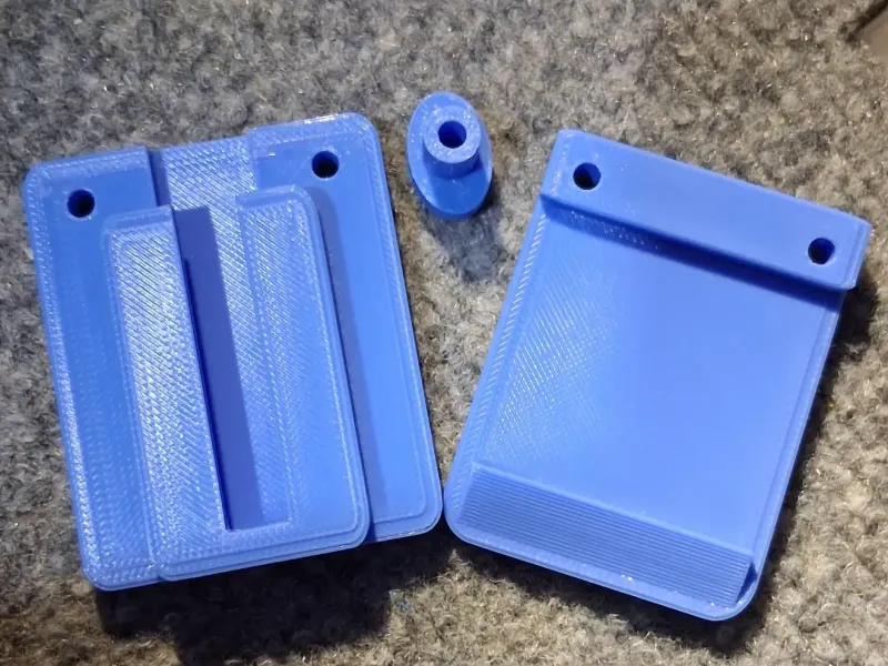 Clip on, slide and lock, drill holster