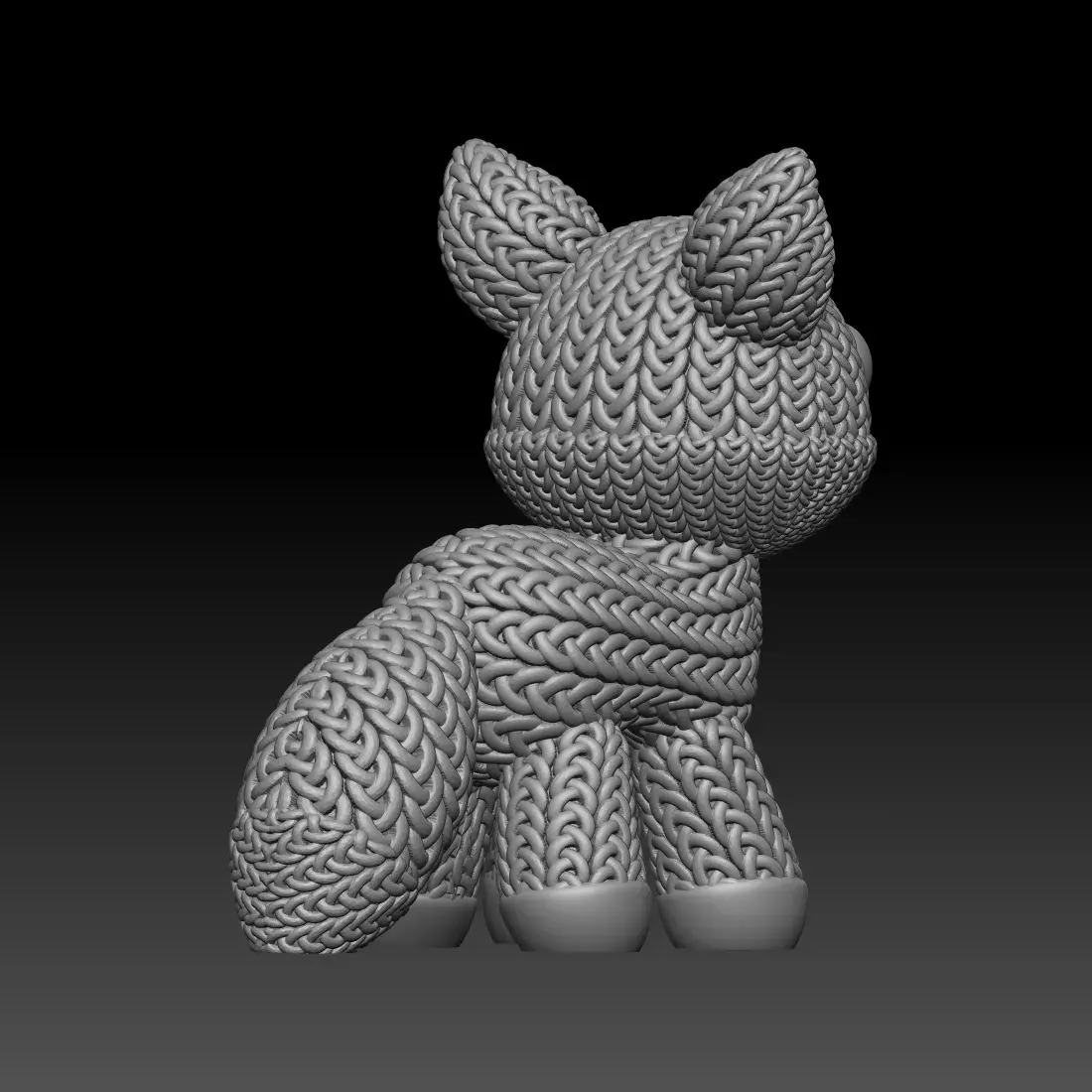 Knitted Fox