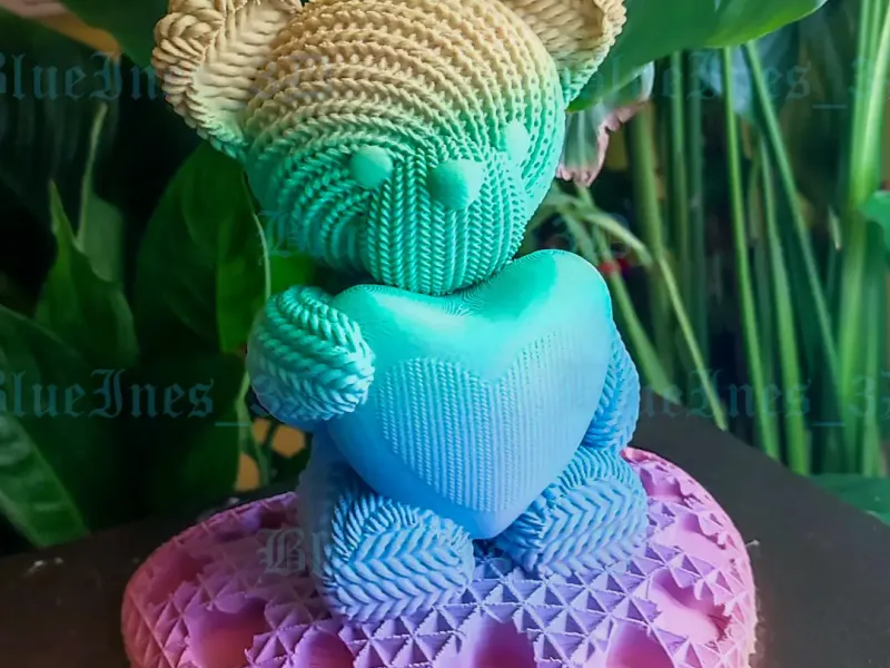 HÄKELTEDDYBÄR MIT HERZ