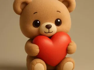 Oso con corazon - Valentine´s bear