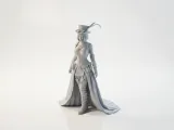 Victorian Lady Figurine Female Character 3D Printable-3