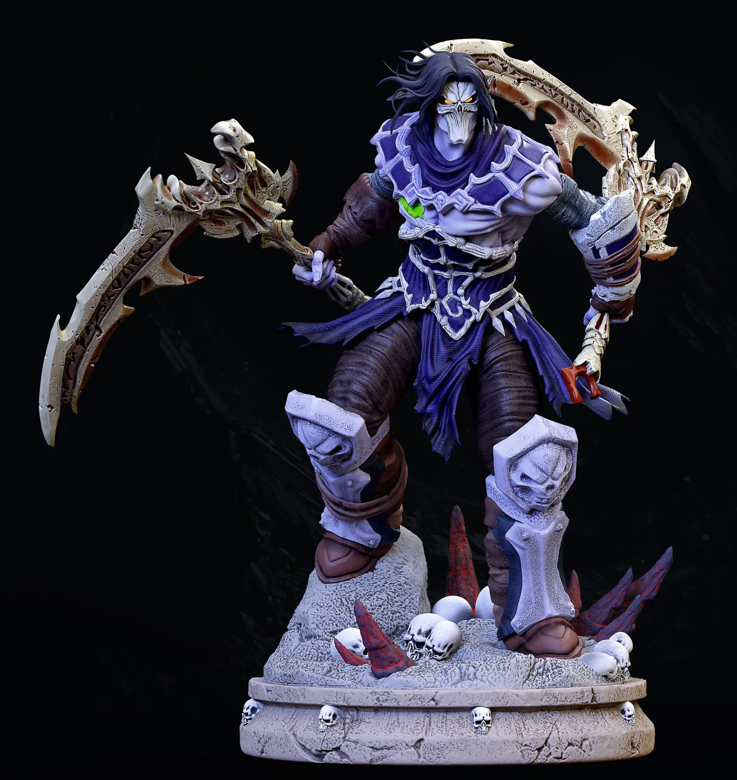 Sculptures & Artworks STL Download - Death Darksiders IIby CostaMoises ...