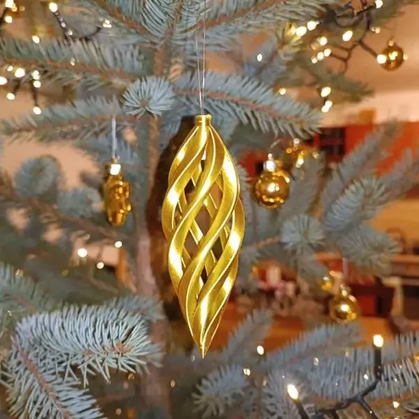Golden Spiral Ornament