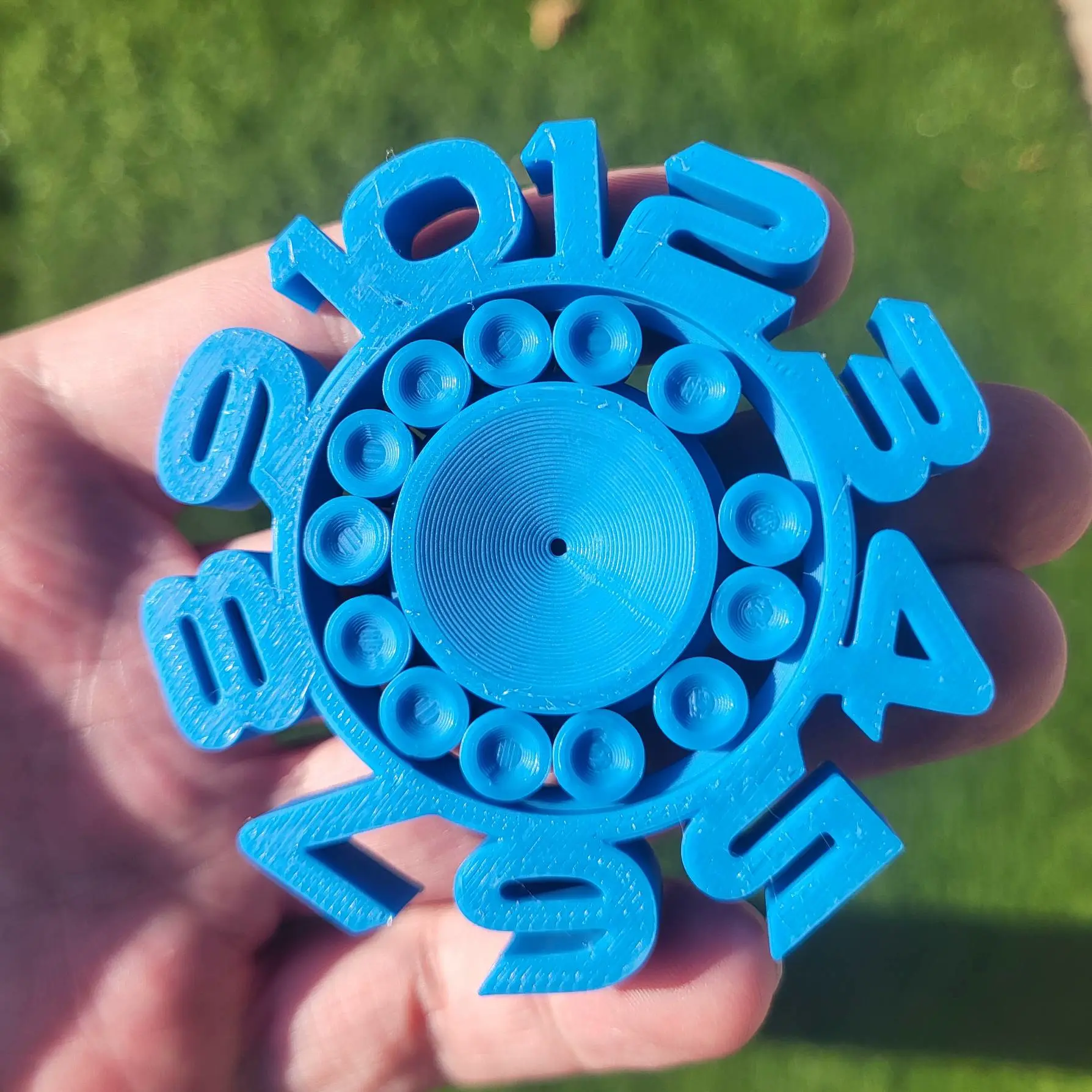 Super Dice Spinner Fidget - Print in place - Free