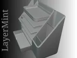 Multi-Layer Desk Organizer with Drawers and Side Compartment-1