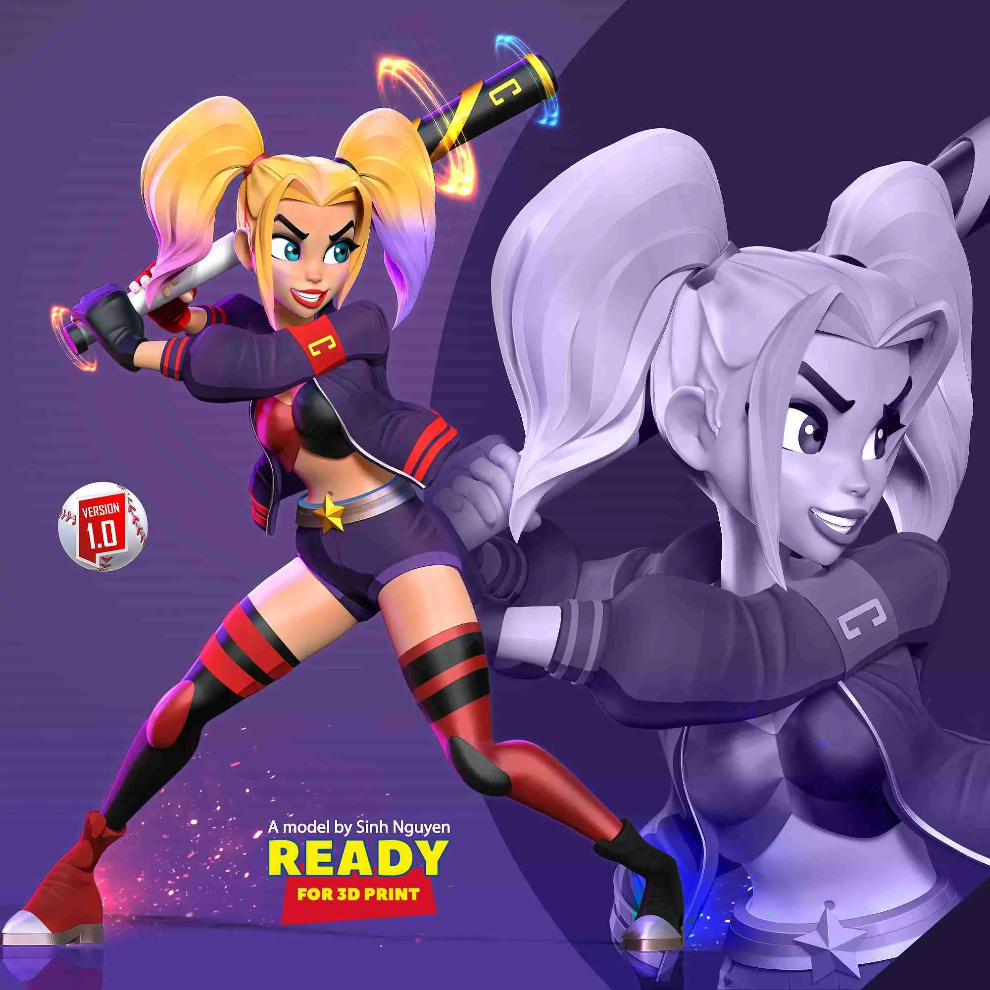 Harley Quinn beyzbol oyuncusu