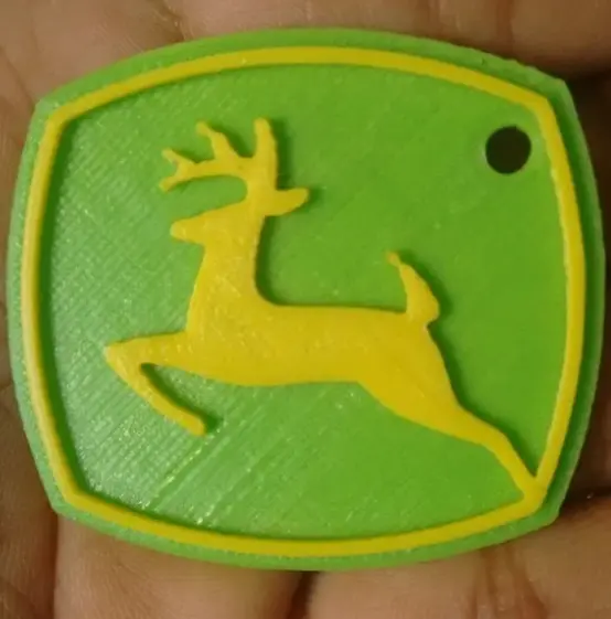 John Deere Keychain