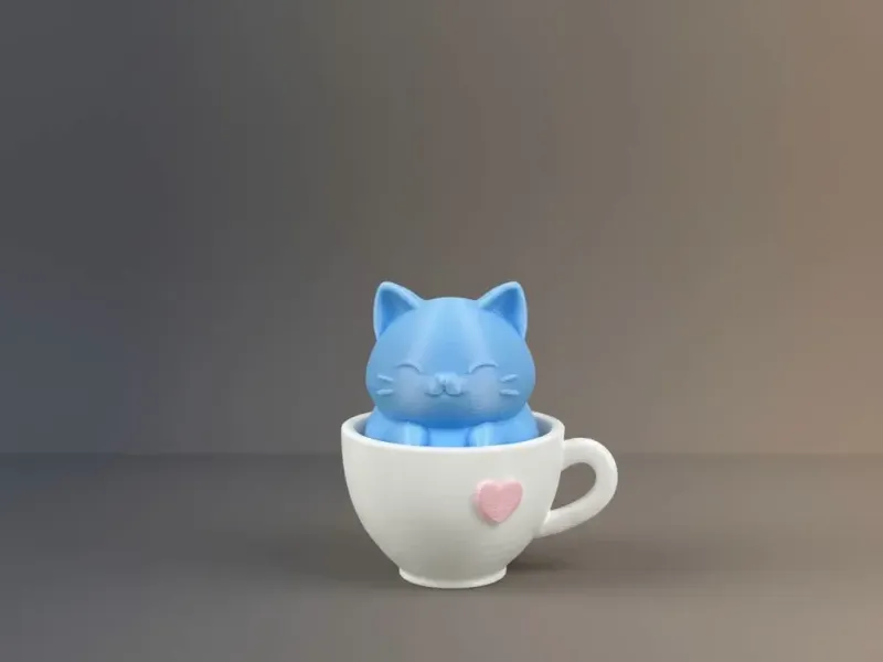 kitten in a teacup