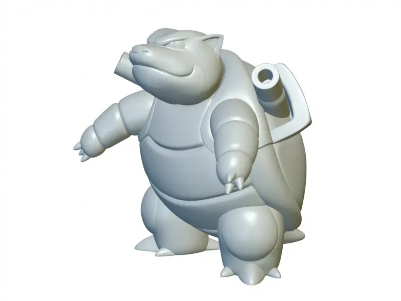 Pokémon Blastoise #9 - Pronto para impressão 3D!