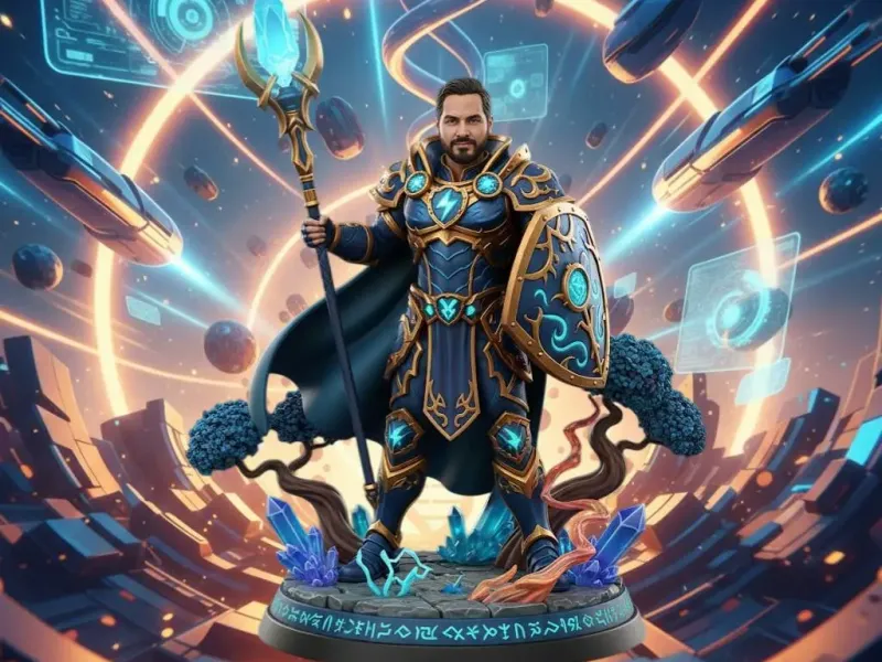 Estatua Aether Guardian The Zenith Knight Premium 3D