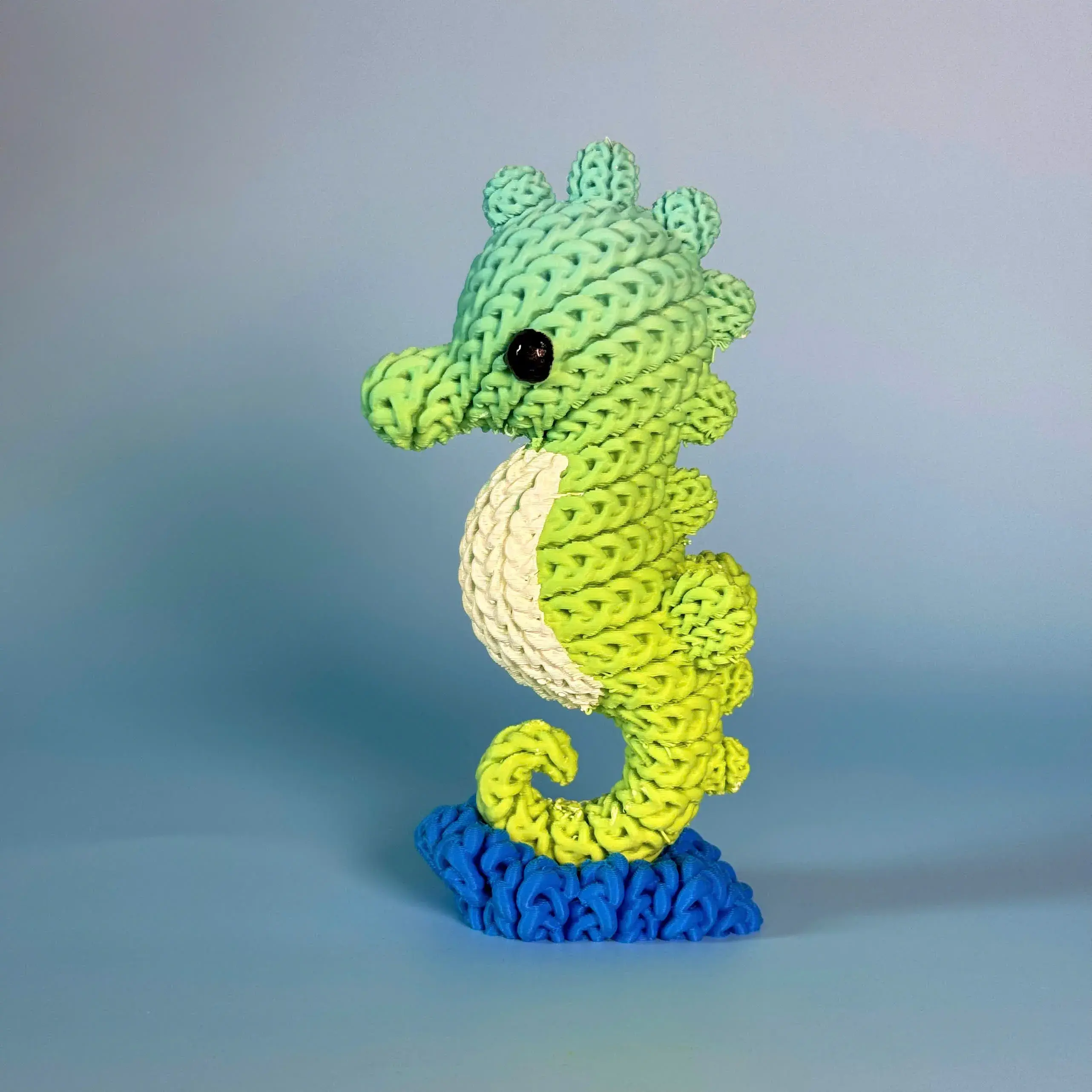 Seahorse Crochet - Knitted - STL & 3mf Multicolor