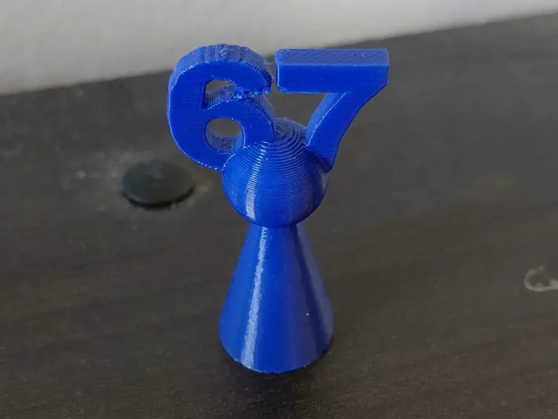 67 Game Board Piece