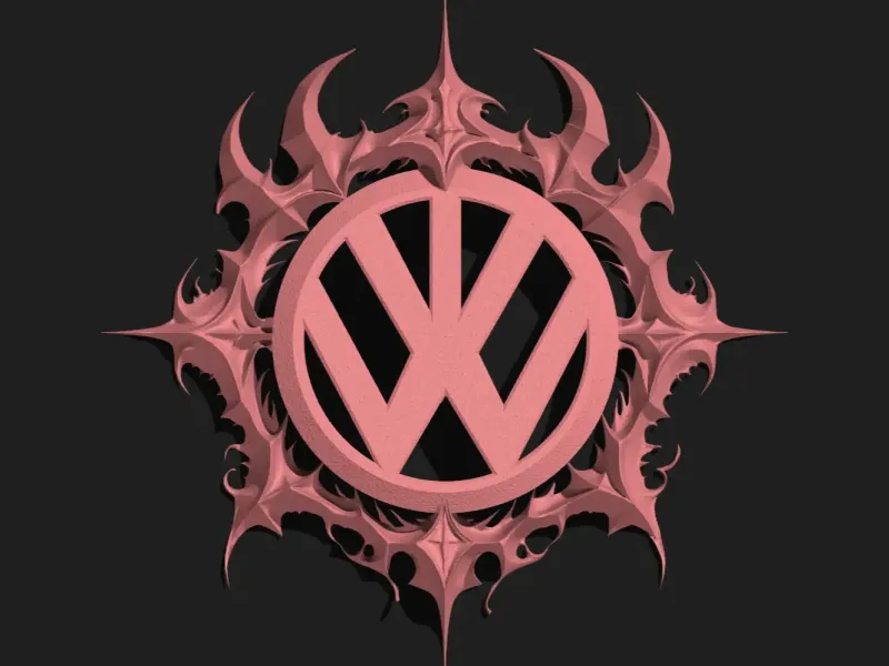 The badge Volkswagen