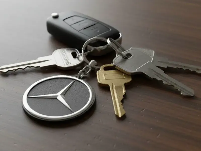 Portachiavi logo Mercedes