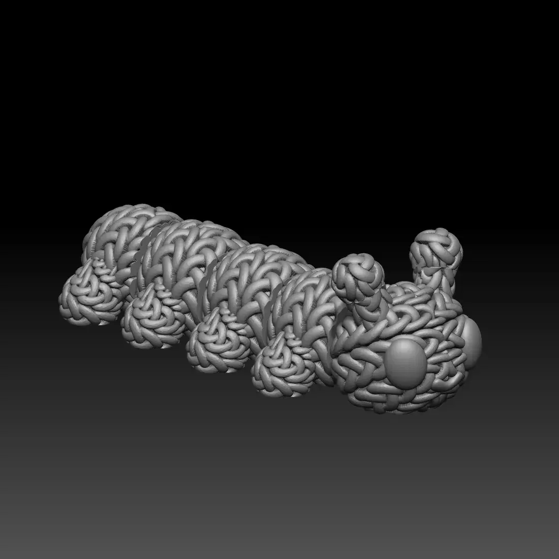 Knitted Flexi Caterpillar