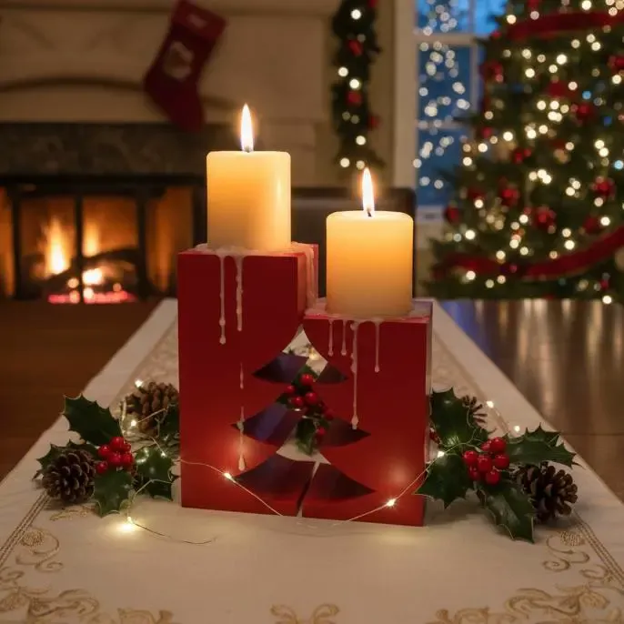 Double candlestick Block -MOKA Design