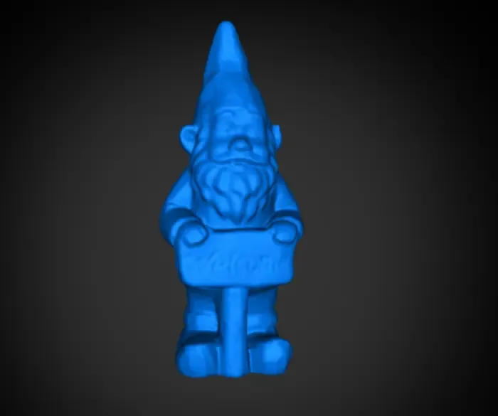 Garden Gnome with Welcome Sign