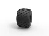 Monster Jam tire 20 Scale 1:25-2