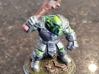 Orc with armor and club