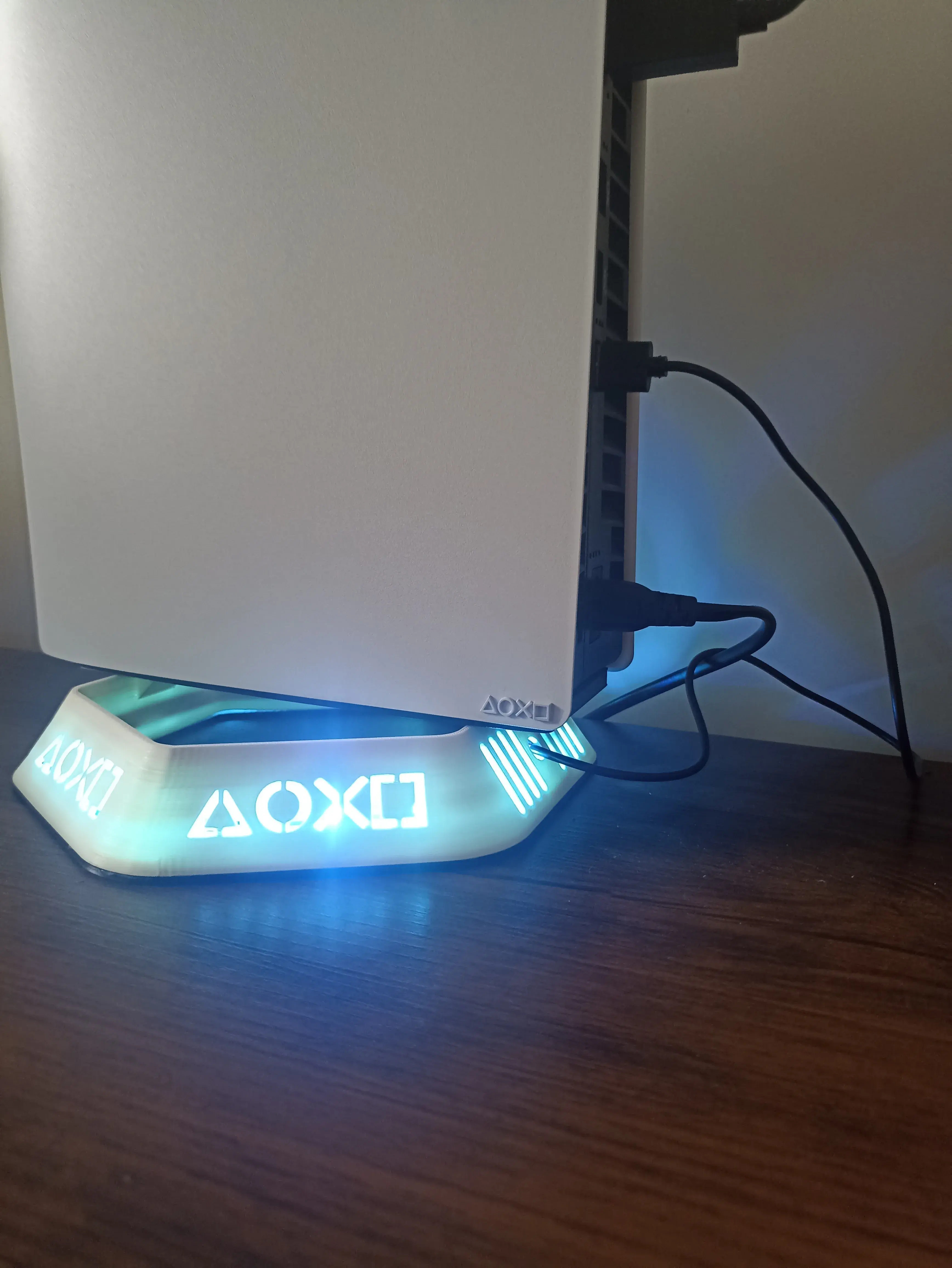 Playstation 5 Slim and Pro Vertical Stand with LED