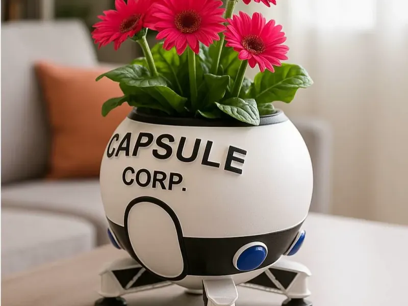 Capsule Corp ship Planter - Dragonball