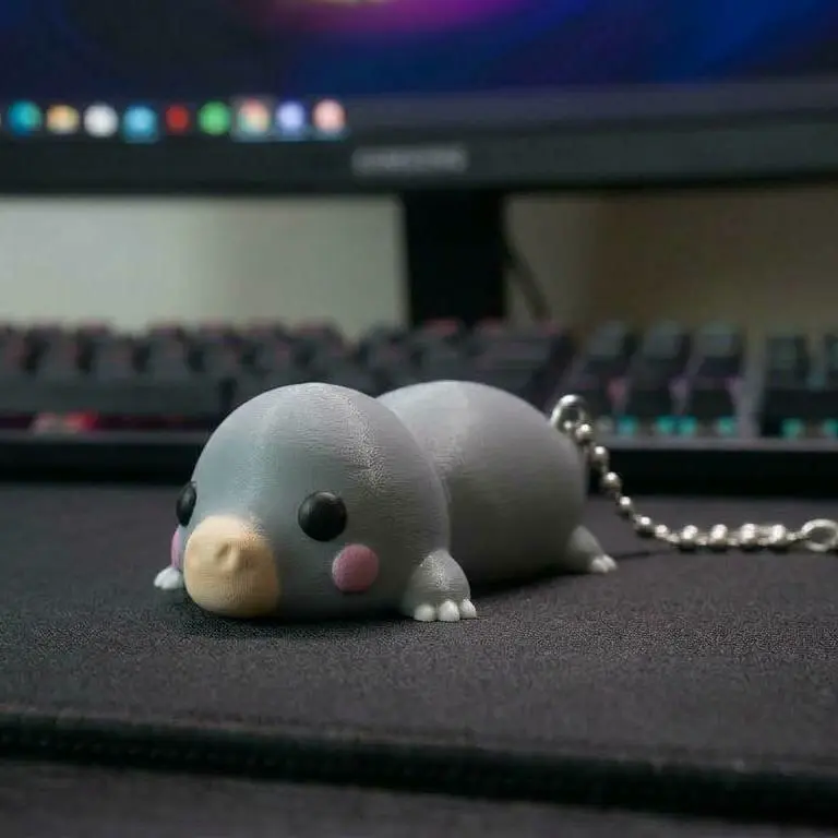 Flexy Mole Keychain