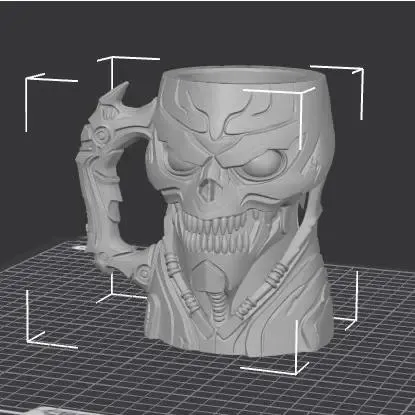 Demon Cyborg Can / Drinks Holder