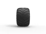 Monster Jam tire 8 Scale 1:25-3
