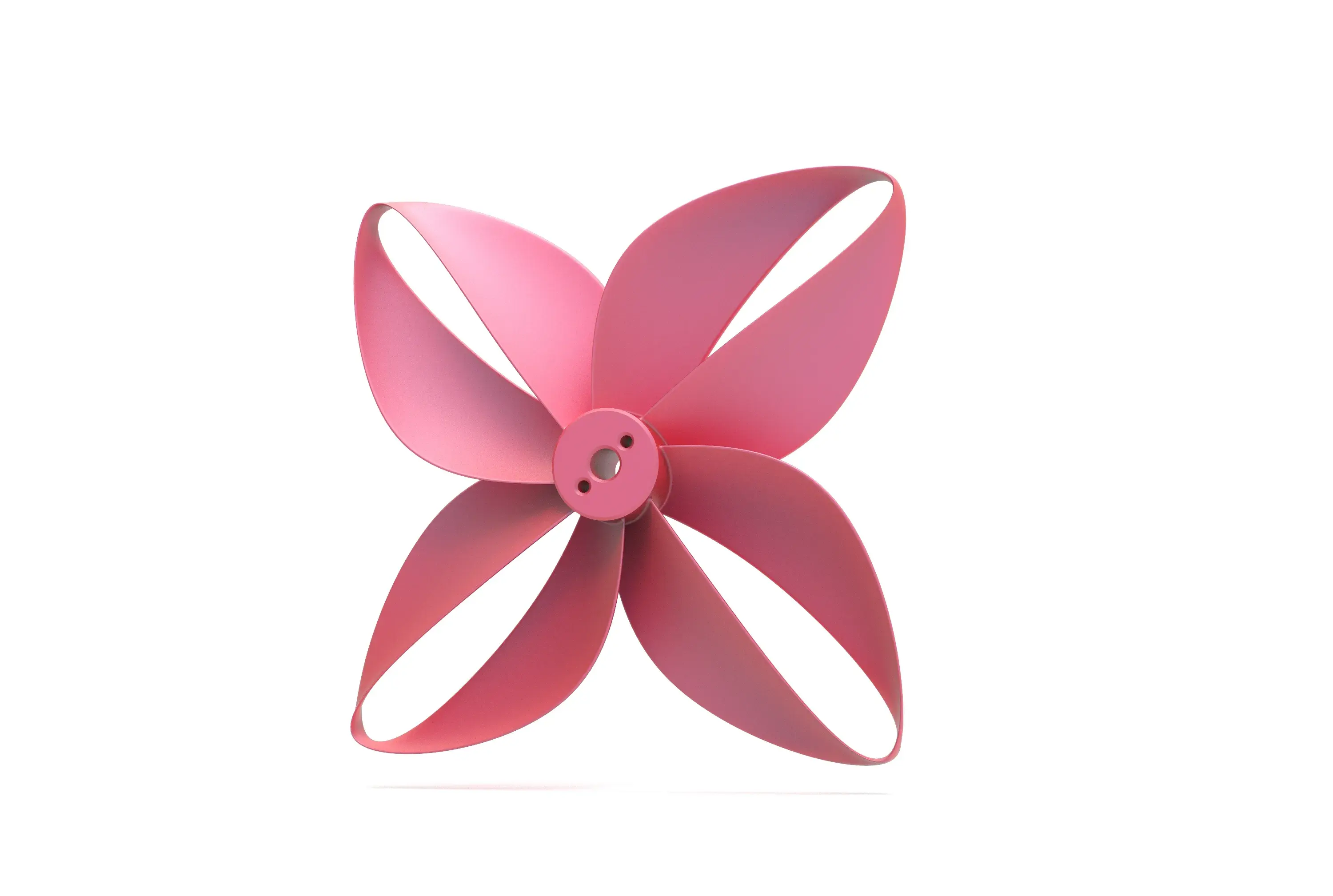 Toroidal drone propeller - 4 blades