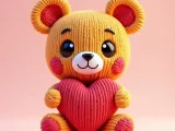 teddy bear on a stand-0