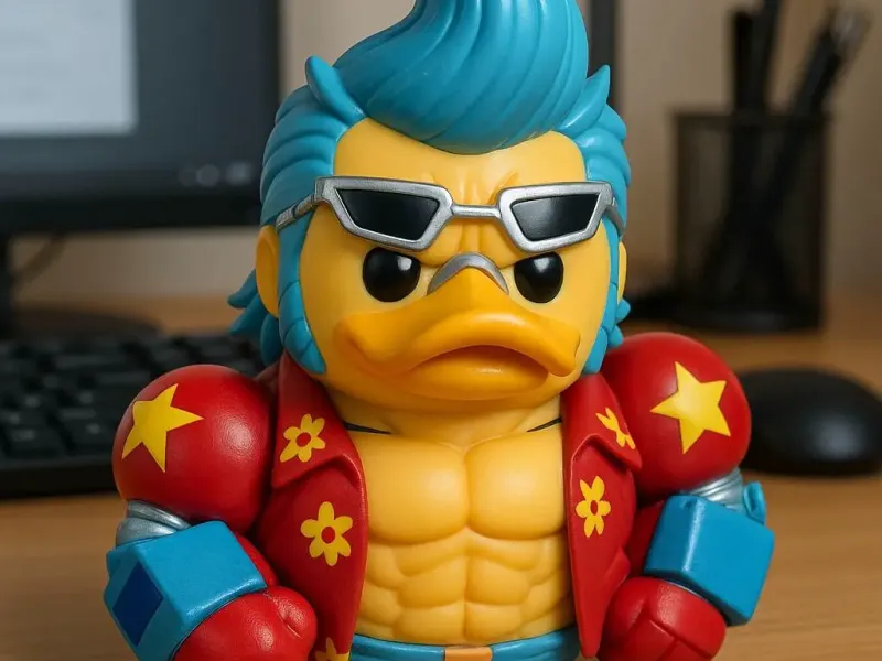 Rubber Duck - Franky One piece model - 3D print