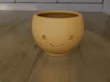 Cute Smiley Face Planter STL for 3D Printing-1
