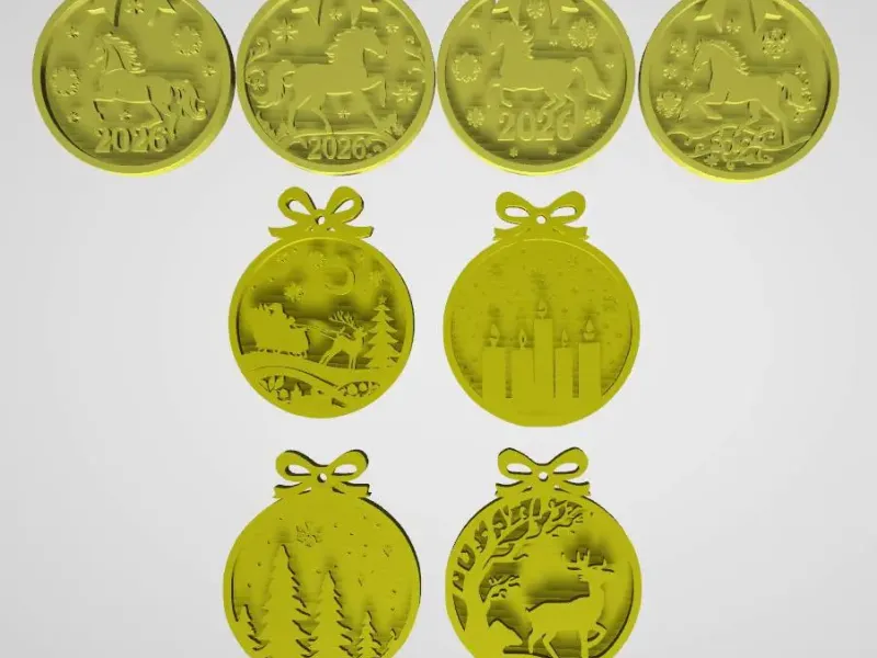 Winter Spirit: Horse & Holiday Ornaments 2026