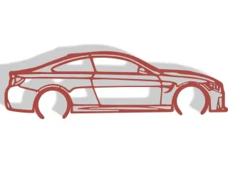 BMW M4 - Silhouette Wall Decoration