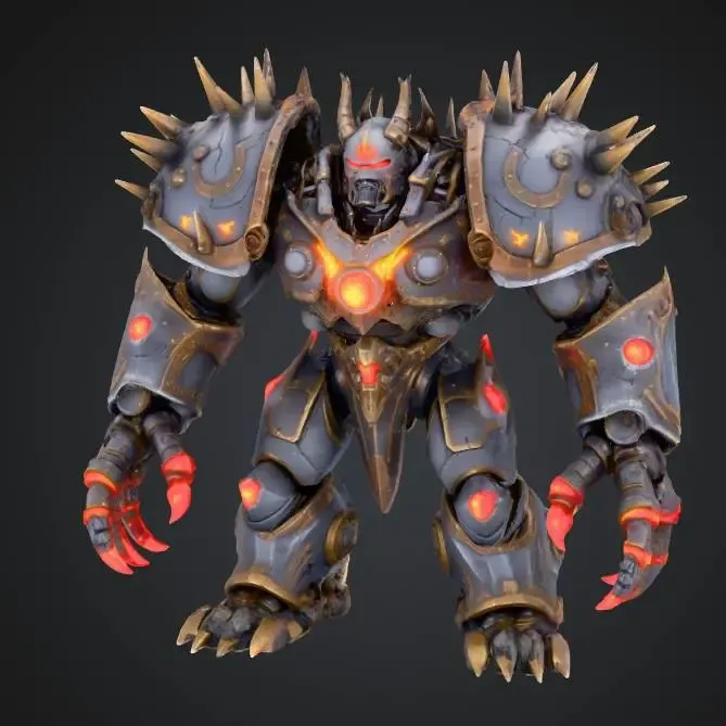 FREE towering heavy armored juggernaut