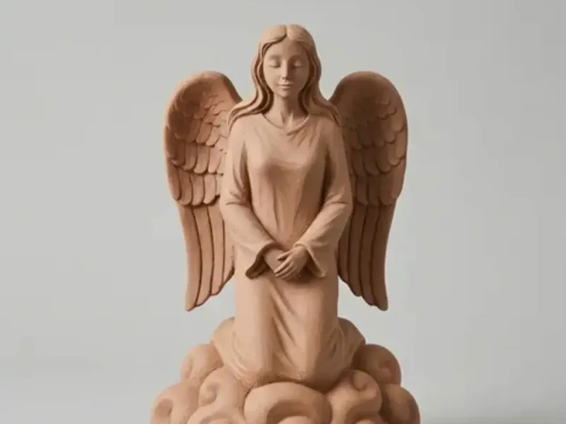 Angel Statue on Cloud – Decorative Sculpture