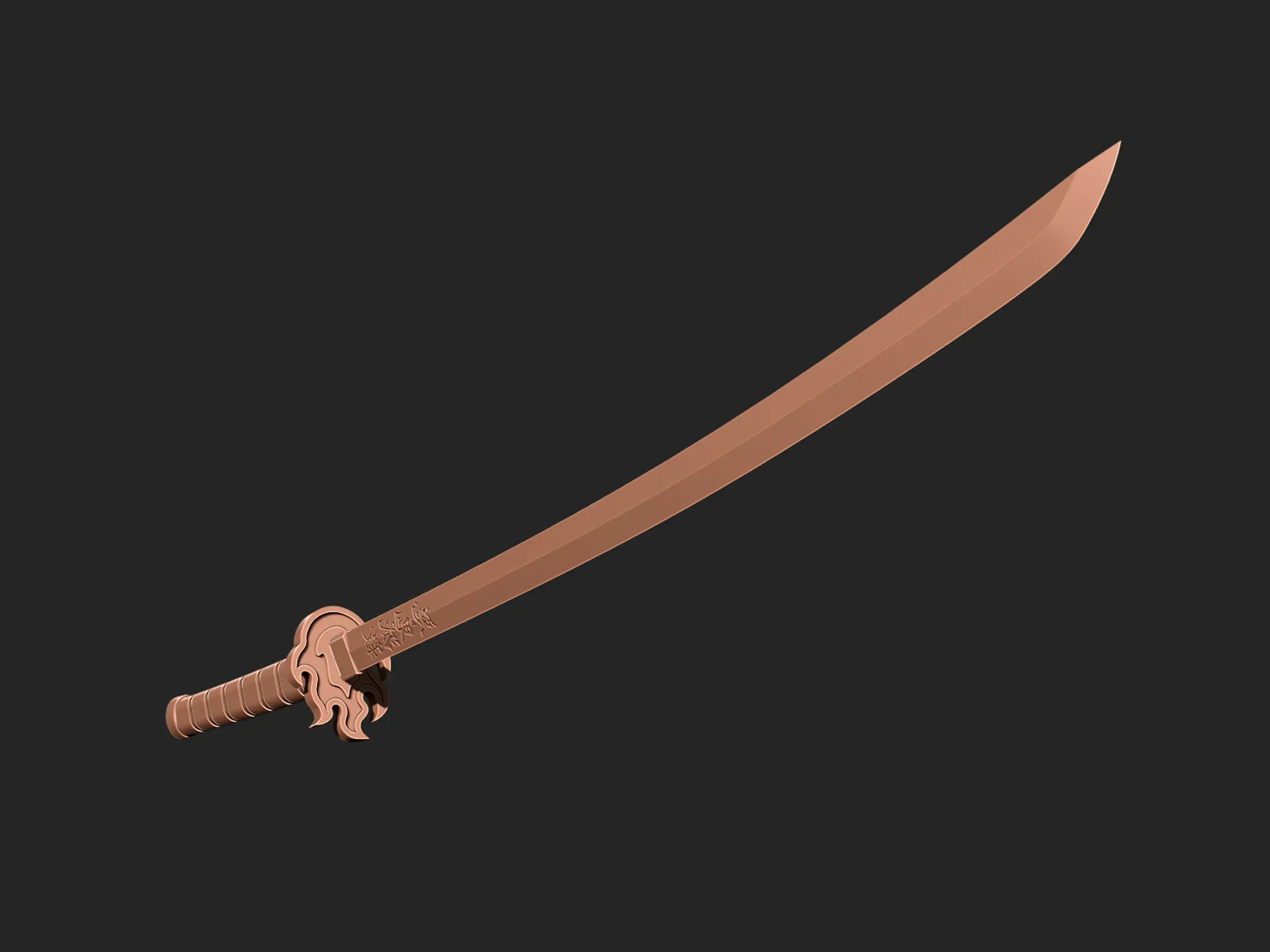 Katana Rengoku Demon slayer - Modelo de impresión 3D