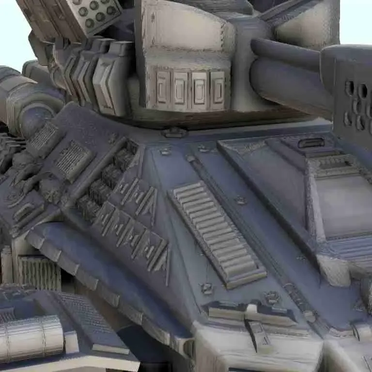Tracked SF tank 29 - sci-fi science fiction future 40k legio