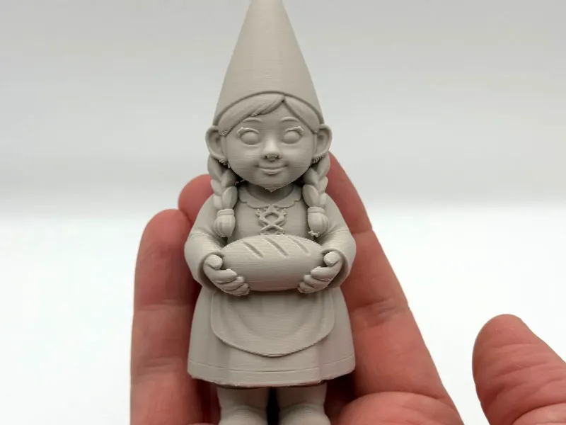 Female Gnome with Bread
