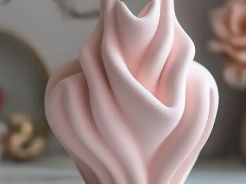 Ripple Bubblegum Vase