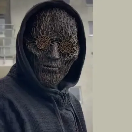 MASCHERA DELLA MORTE CON VOLTO DI MONETA VICHINGA COSPLAY HALLOWEEN