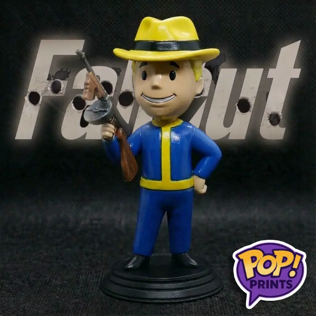 Fallout Hand Puppet Digital Art STL Download - Vault Boy - Falloutby Pop Prints